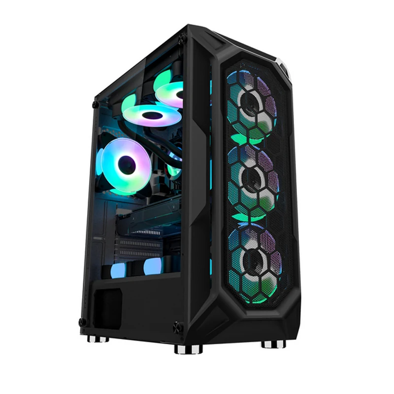 Model 8601 Tempered Glass Micro ATX Gaming Case - Gaming Case manufactured by Ulike Technology