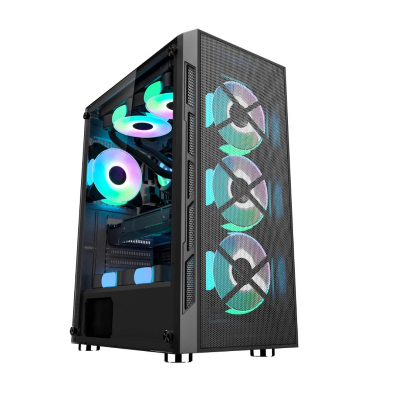 Model 8602 Tempered Glass Micro ATX Gaming Case view 4