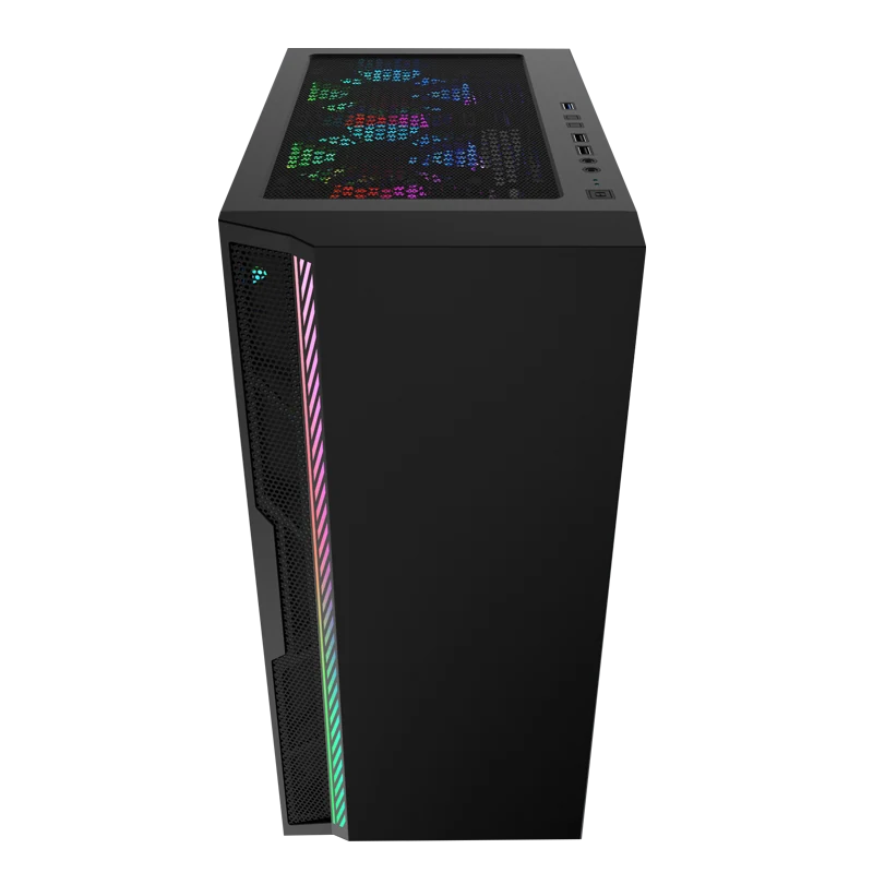 Model 8605 Tempered Glass Micro ATX Gaming Case view 3