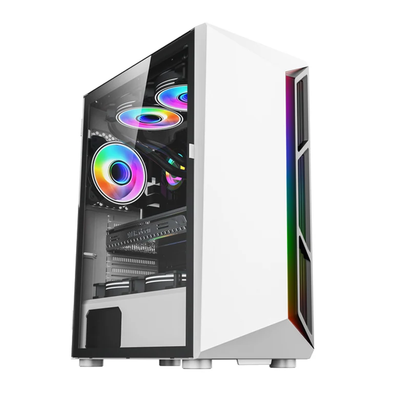 Model 8609 Tempered Glass Micro ATX Gaming Case - Gaming Case manufactured by Ulike Technology
