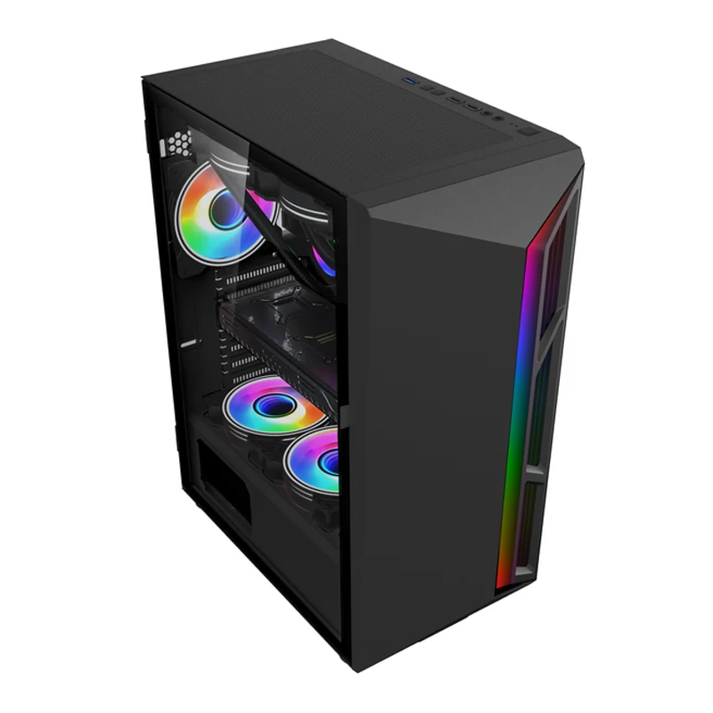 Model 8609 Tempered Glass Micro ATX Gaming Case view 4