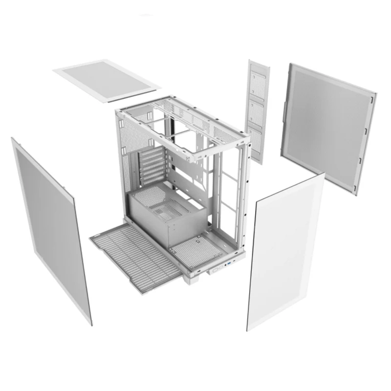 Model U02 Tempered Glass ATX Gaming Case view 3