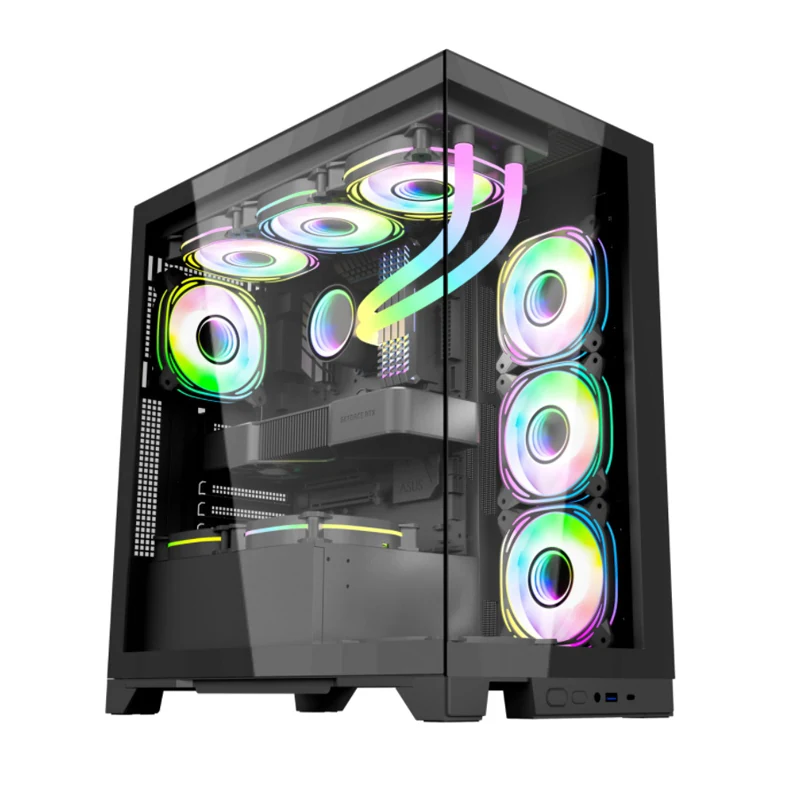 Model U02 Tempered Glass ATX Gaming Case - Gaming Case manufactured by Ulike Technology