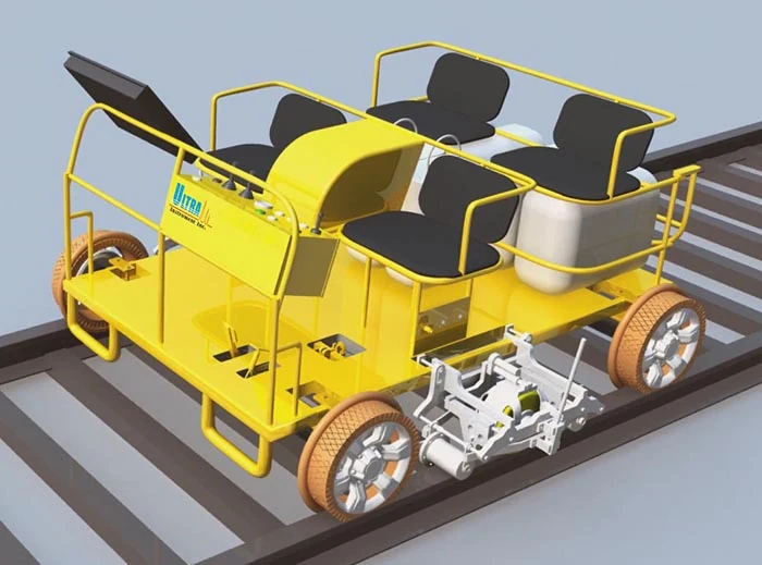 Development track of rail flaw detection vehicle in Asia -
