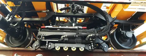 Development track of rail flaw detection vehicle in Asia -