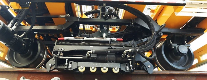 Development track of rail flaw detection vehicle in Asia -