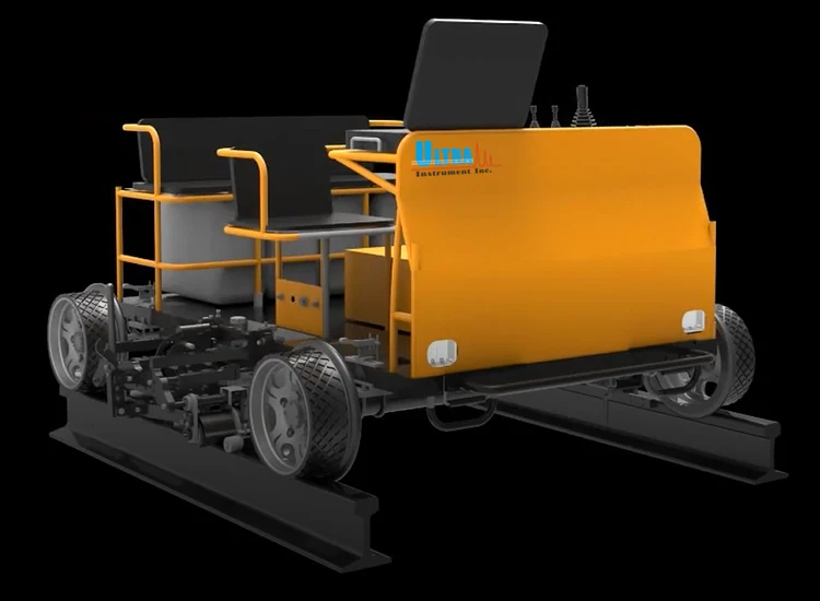 UR18-D vehicle disassembled into modular components for transport