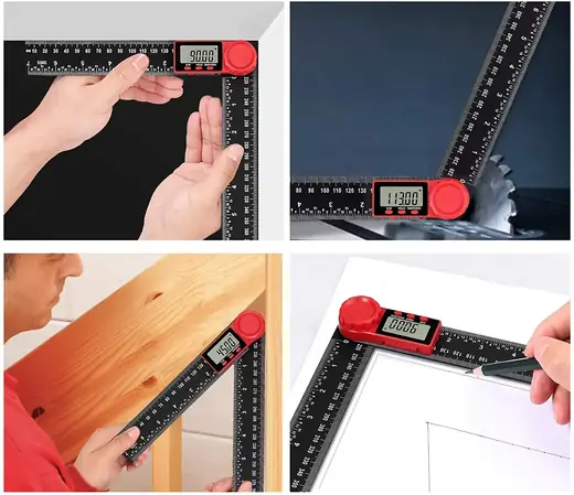 200mm Angle Finder With Ruler - view 3
