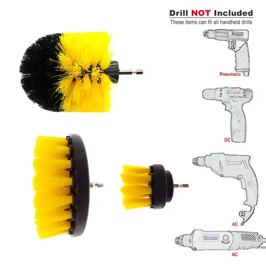 3pcs Drill Brush Set - view 2