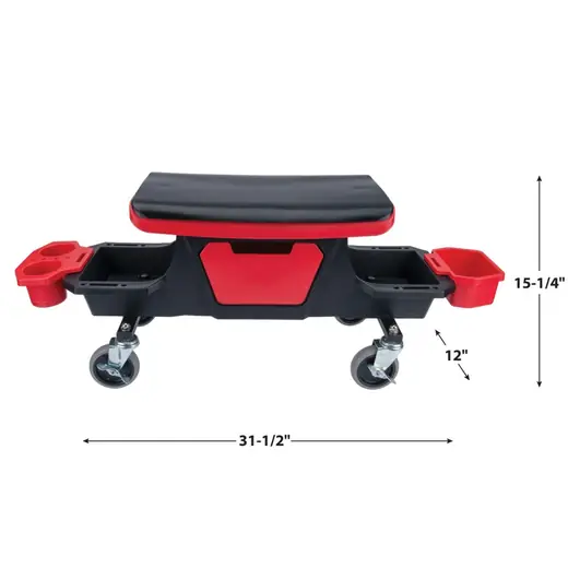 Rolling Storage Garage Seat - view 2