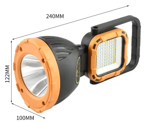 Rotating Working Lamp Solar - view 3