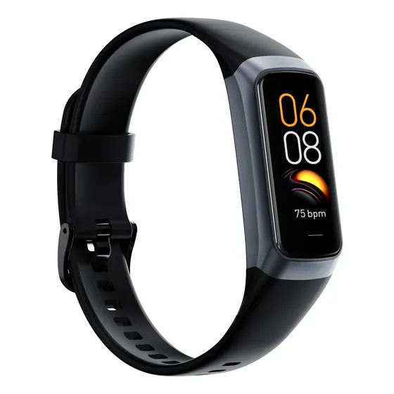 1.1 Inches AMOLED Heart Rate SpO2 Body Temperature Activity Tracker - view 3