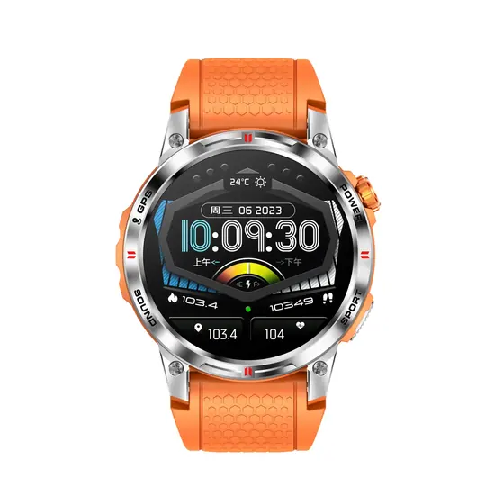 1.508 Inch AMOLED Display GPS Sport Heart Rate SpO2 Monitor Bluetooth Calling Watch - view 3