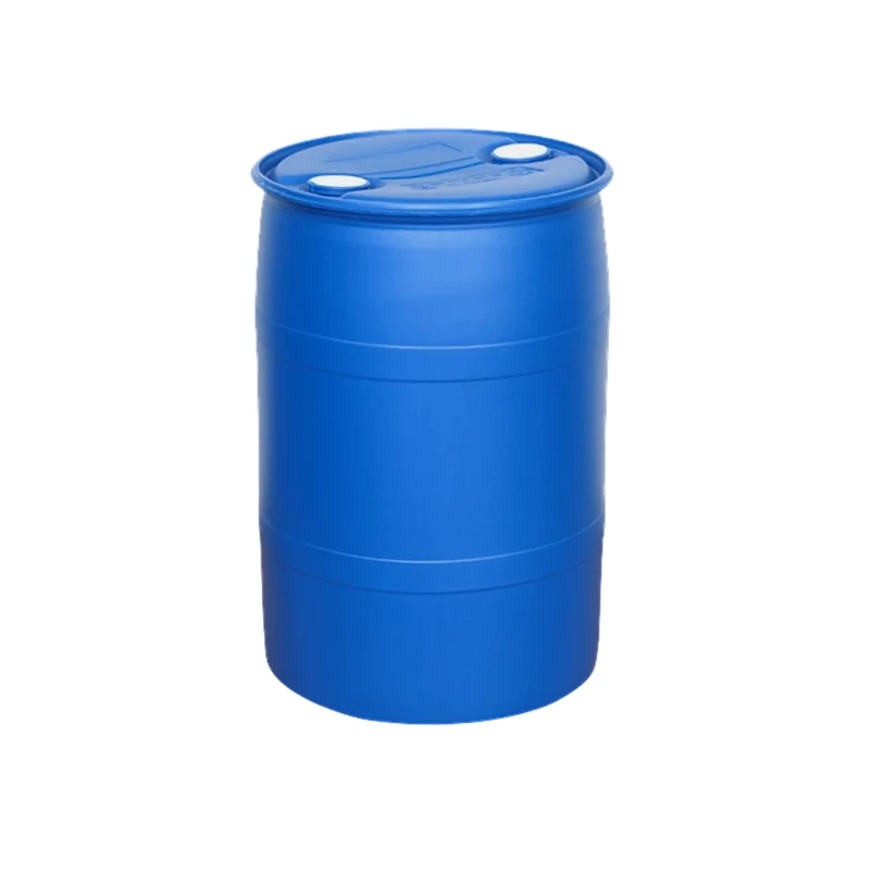 200 litre closed head plastic drum in blue