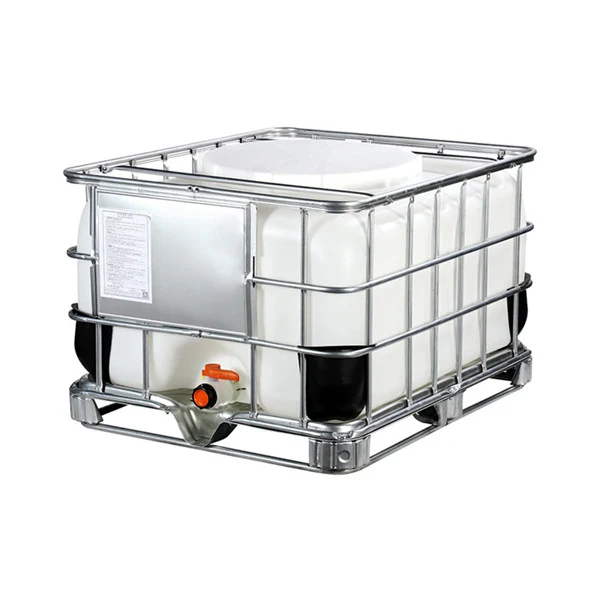 500L IBC container top filling opening