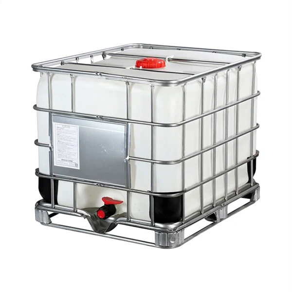 800 litre IBC container with galvanized steel frame