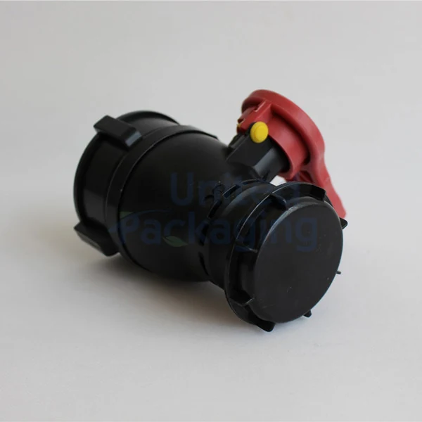 IBC ball valve camlock outlet detail