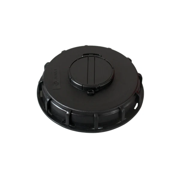 Vented IBC lid with 2 inch vent plug detail