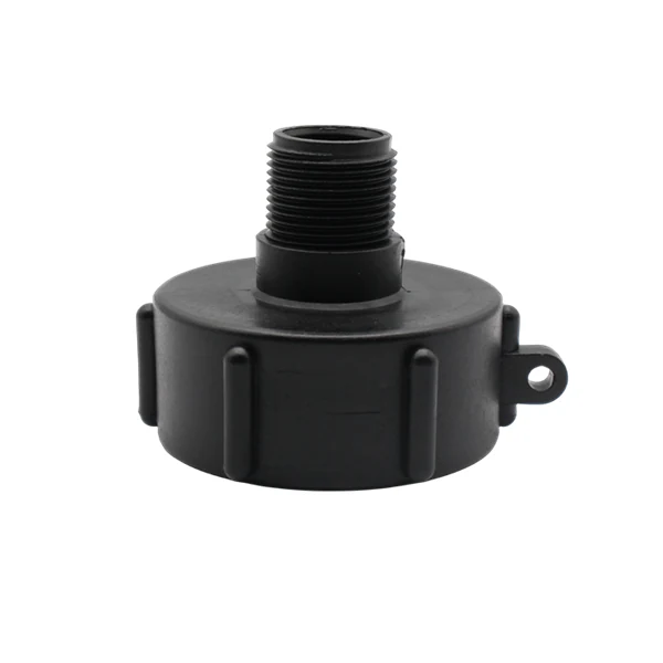 IBC adapter S60x6 to BSP male thread outlet in PP