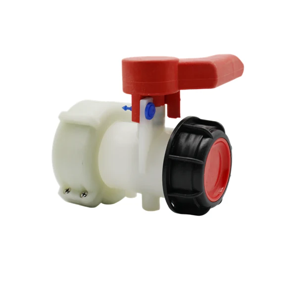 IBC butterfly valve DN50 75mm with S60x6 outlet