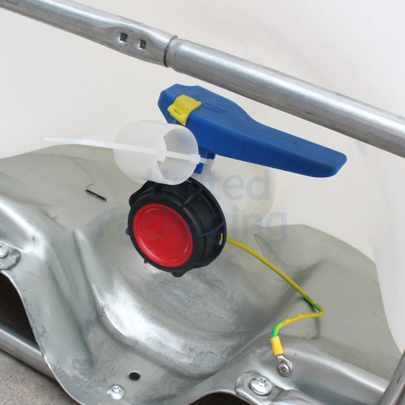 HDPE butterfly valve with aluminium union nut
