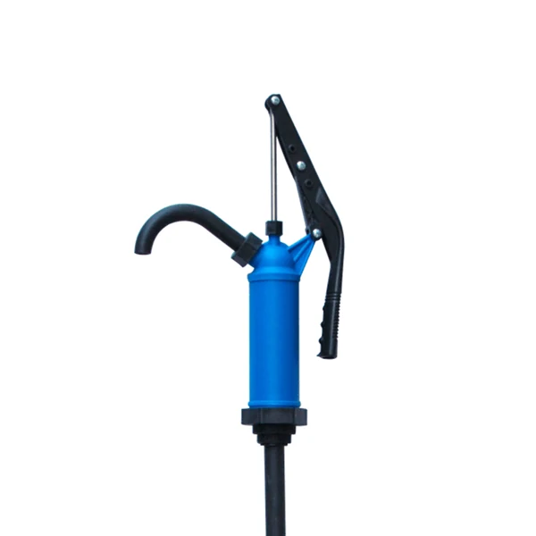 Lever action drum barrel pump in PP with Viton seal