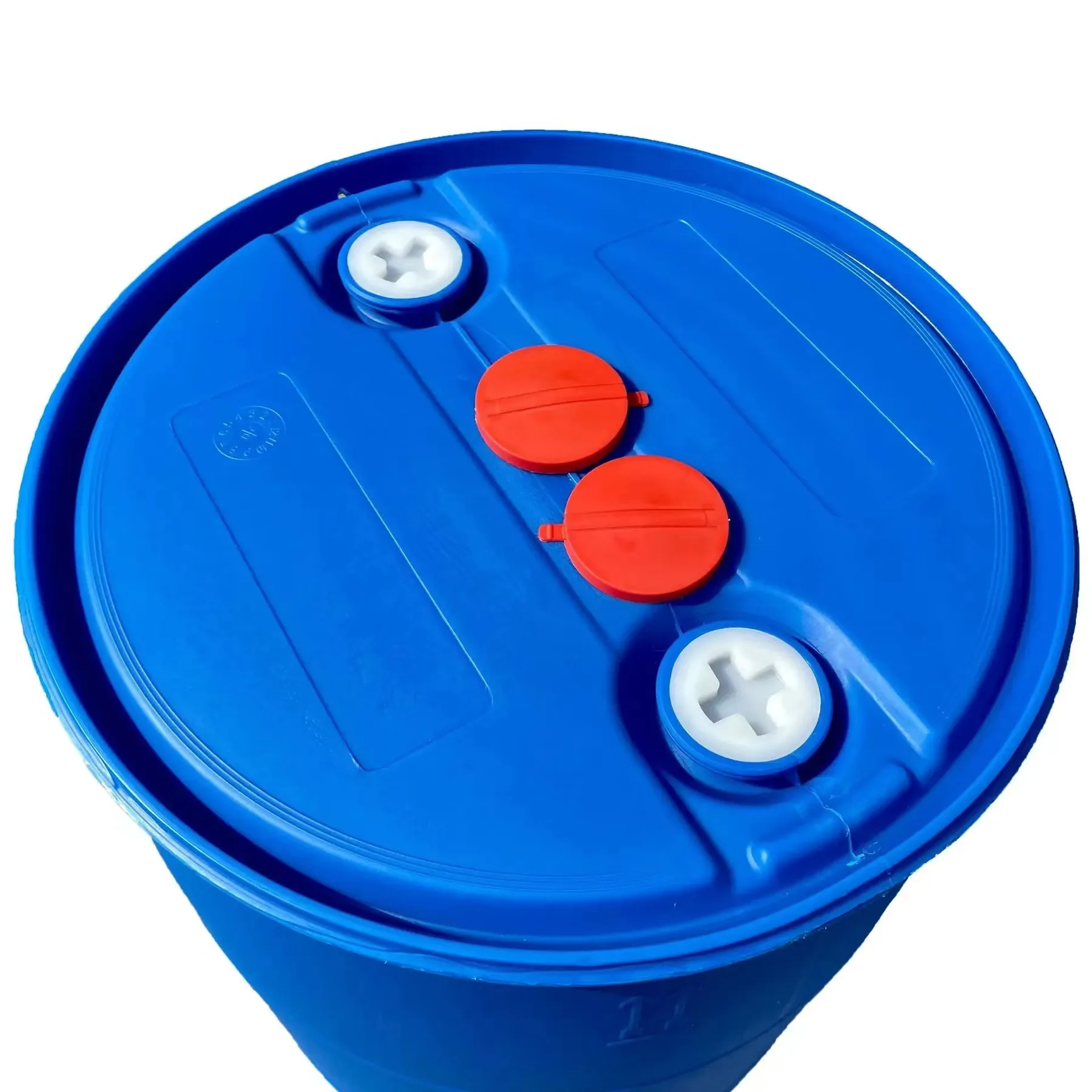 PE drum cap seal fitted over a drum closure