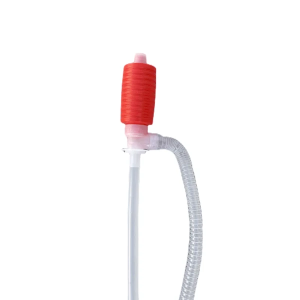 PE siphon pump fitted into a 55 gallon drum