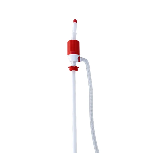 Plastic siphon drum pump with flexible hose