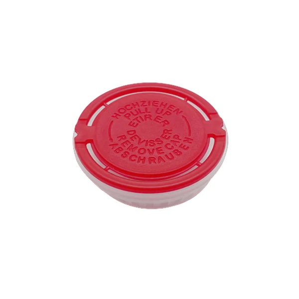 Pull out spout closure for metal cans in 42mm