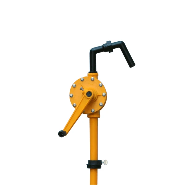 Rotary drum pump with 2 inch bung connection