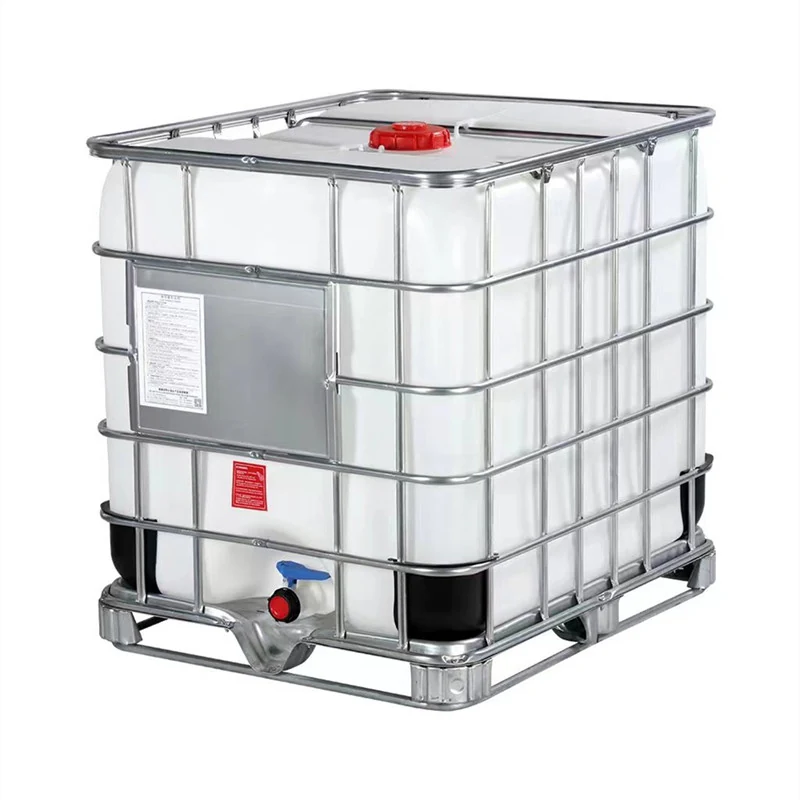 1000 litre IBC container with galvanized steel frame