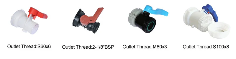IBC valve thread types compared for adapter selection
