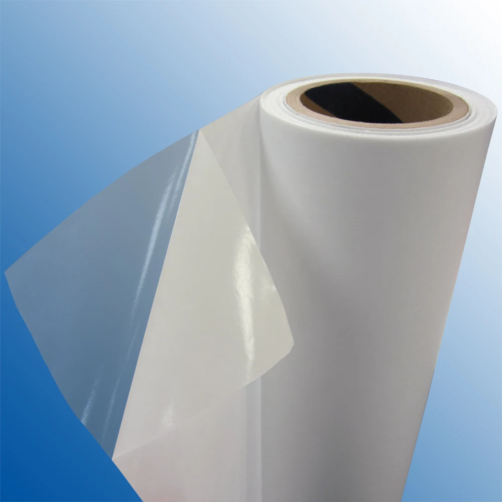 Roll of transparent TPU hot melt adhesive film