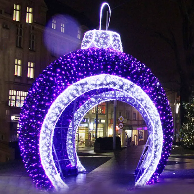 Christmas Bauble Ball Arch Motif Light