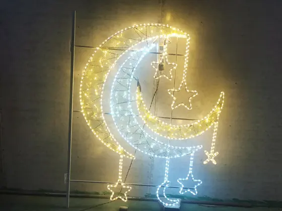 Moon and Star Motif Light detail 1