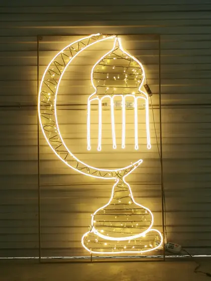 Ramadan Fanous Lantern Motif Light detail 3