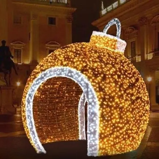 Bauble Ball Arch Walkway Motif Light