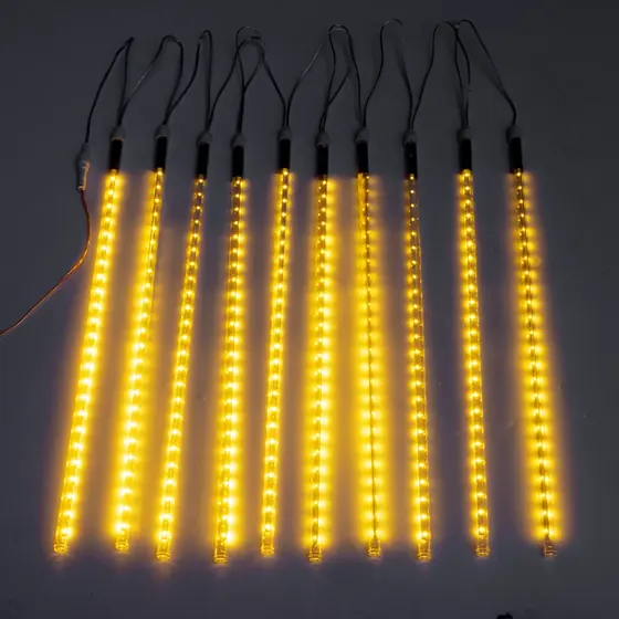 Warm Gold Christmas Meteor Shower Light Set detail 1