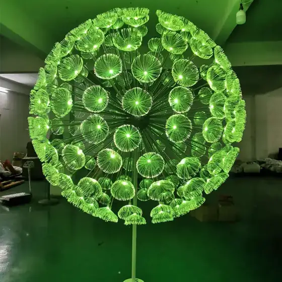 LED Dandelion Ball Light detail 1