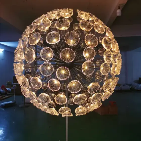 LED Dandelion Ball Light detail 2