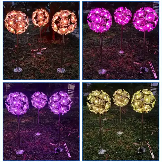 Acrylic LED Dandelion Light detail 2