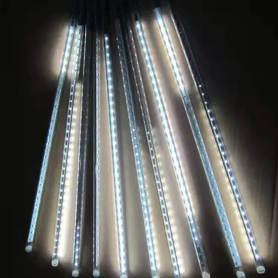 White LED Meteor Shower Light Set detail 1