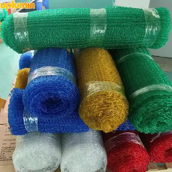 PVC Mesh Motif Decoration Material