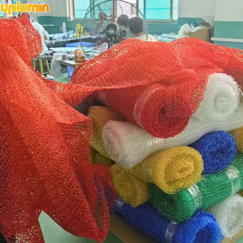 Coloured PVC Mesh Fabric Rolls