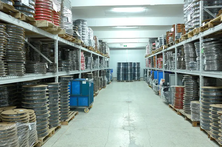 Semi Finished Stock at the UPM Heat Shrink factory in Dalian China