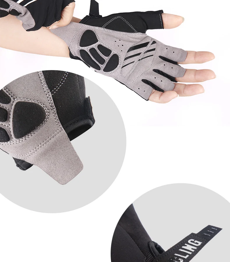 Sports Half Finger Gloves B054 Plain Weave manufactured by VALORIDER