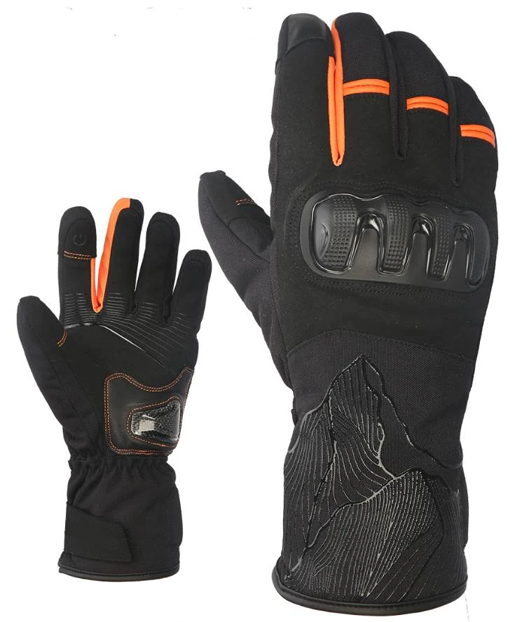 Armoured Winter Motorcycle Gloves with Extended Wrist Strap manufactured by VALORIDER