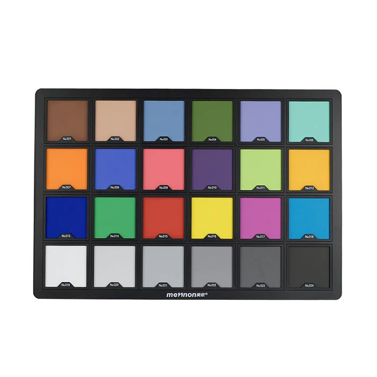 Colour checker chart supplied with the VFX ball kits