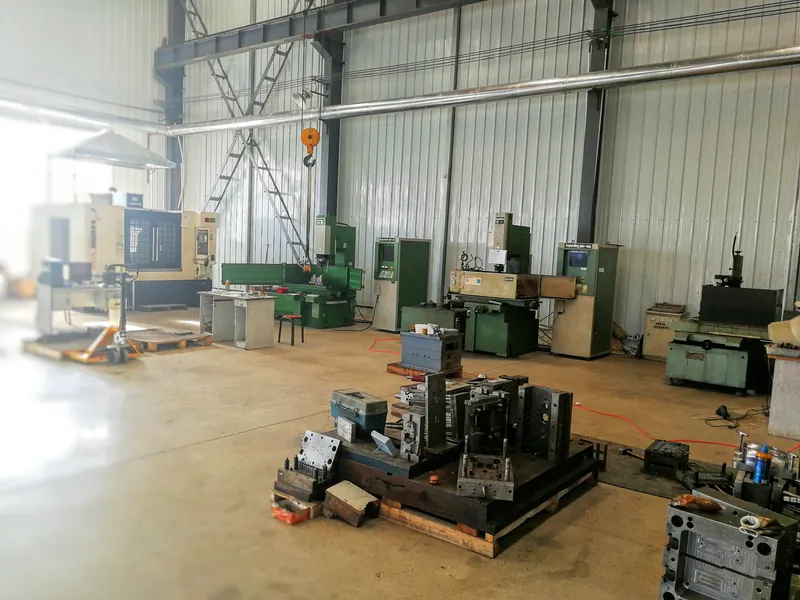 Machining equipment in the mould workshop at the Virtue Hardware factory